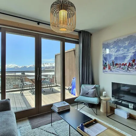 Appartement Arc 1600, Le Ridge, 06 Personnes Duplex Vue Montagne - Aux Pieds - Sauna, Hammam, Jacuzzi, Piscine *