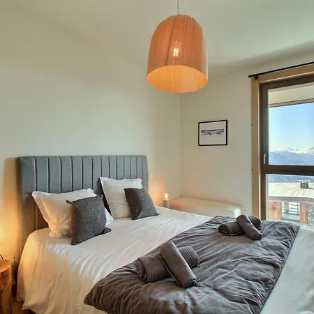 Arc 1600, Le Ridge, 06 Personnes Duplex Vue Montagne - Aux Pieds - Sauna, Hammam, Jacuzzi, Piscine *