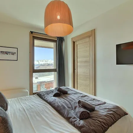 Appartement Arc 1600, Le Ridge, 06 Personnes Duplex Vue Montagne - Aux Pieds - Sauna, Hammam, Jacuzzi, Piscine
